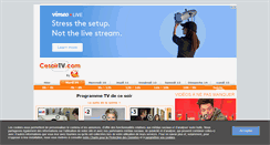 Desktop Screenshot of cesoirtv.com
